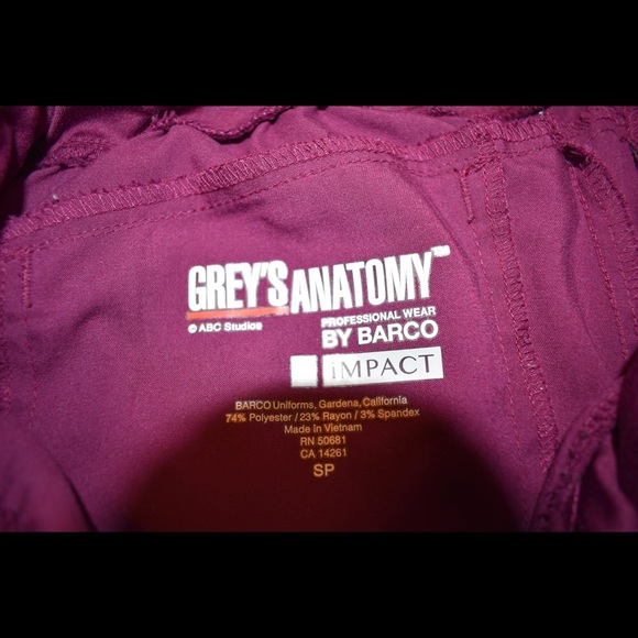 Greys Anatomy Scrub Bottoms - Picture 5 of 5
